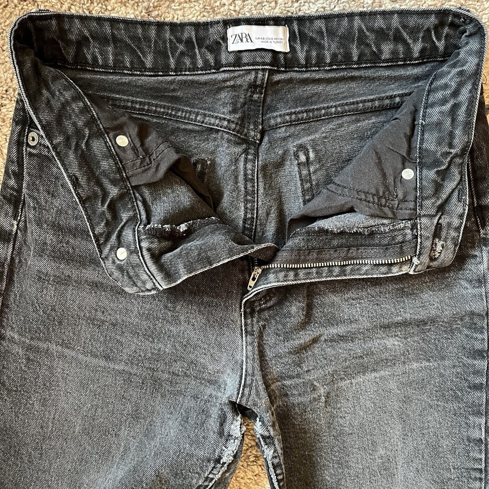 Zara Jeans Women's Size Small Black (28x27) *read description* - Picture 3 of 9